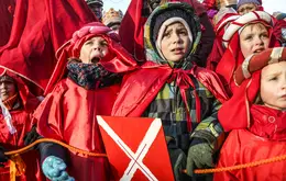 Orszak Trzech Króli. Katowice, 6 stycznia 2017 r. // Fot. Beata Zawrzel / REPORTER